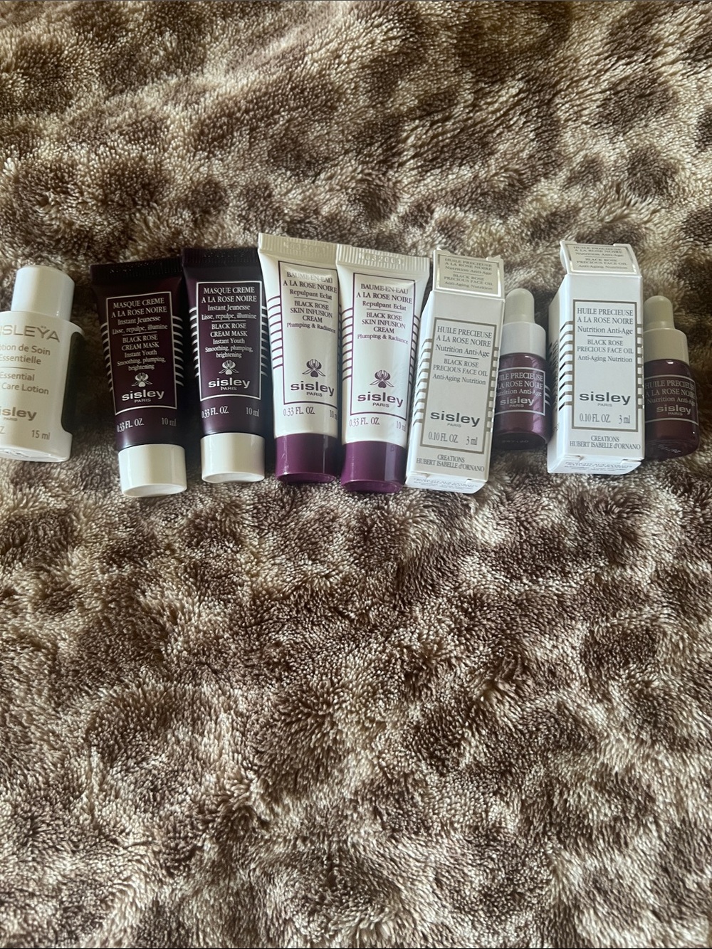Sisley Black Rose Mini Skincare Set - Purple & White